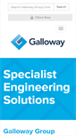 Mobile Screenshot of gallowaygroup.co.uk