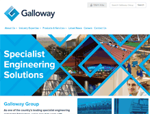 Tablet Screenshot of gallowaygroup.co.uk